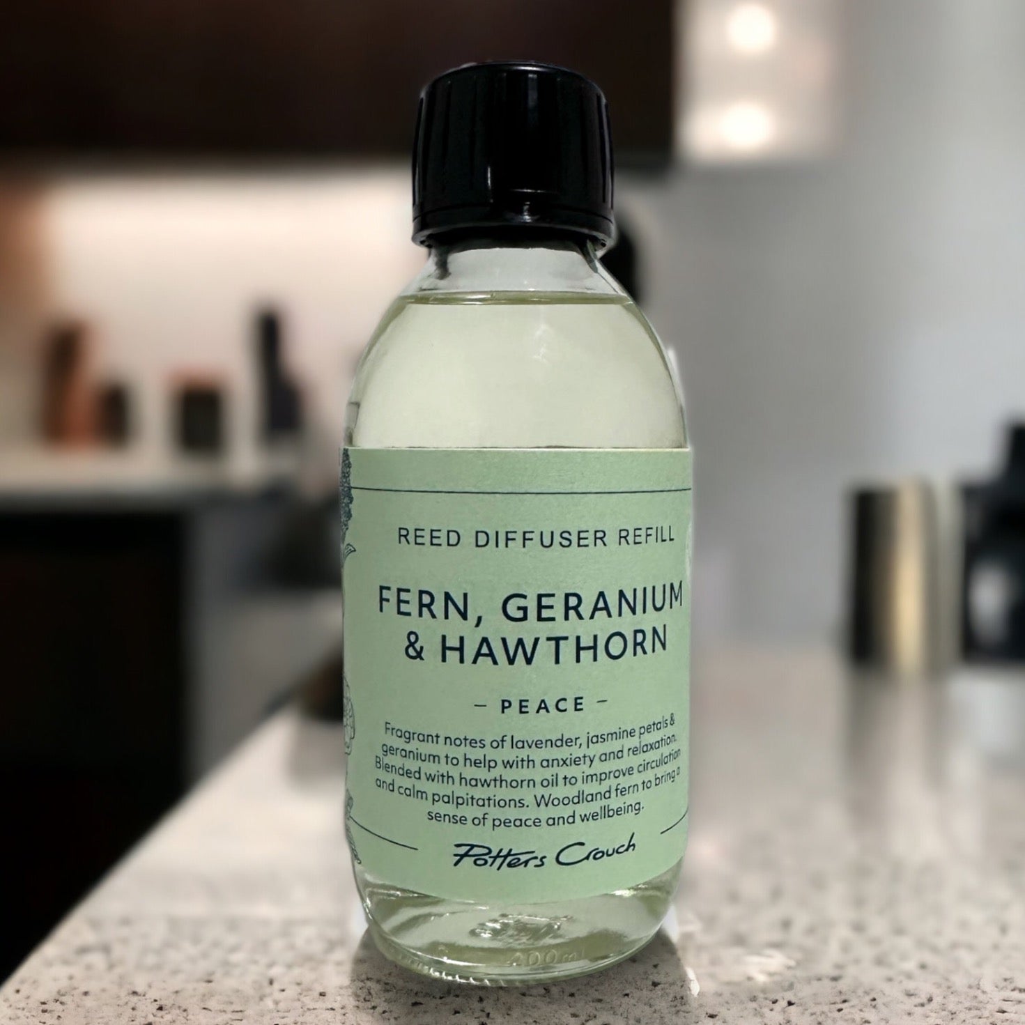 PEACE Diffuser Refill with Fern, Geranium & Hawthorn