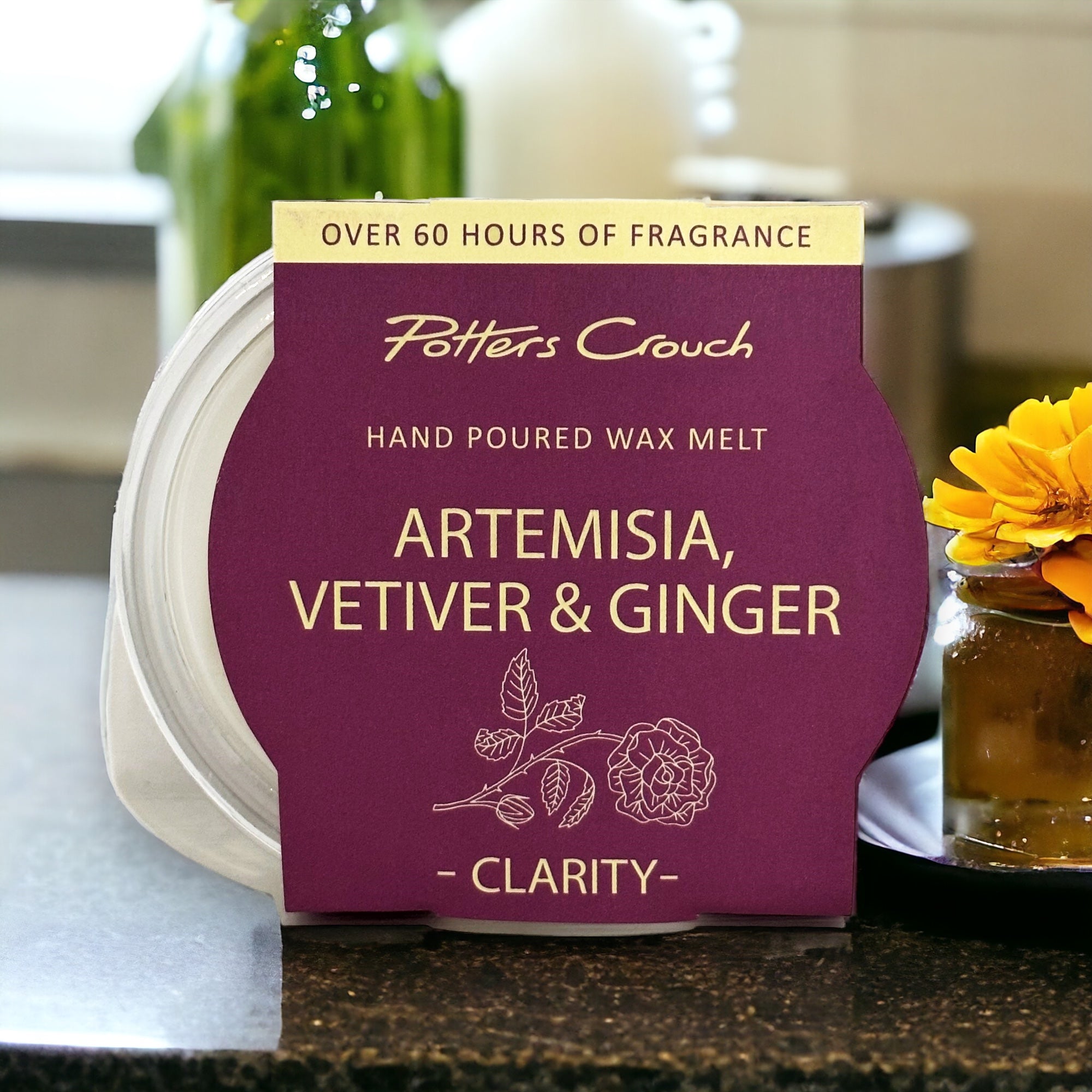 CLARITY Wellness Melt Pott with Artemisia, Vetiver & Ginger