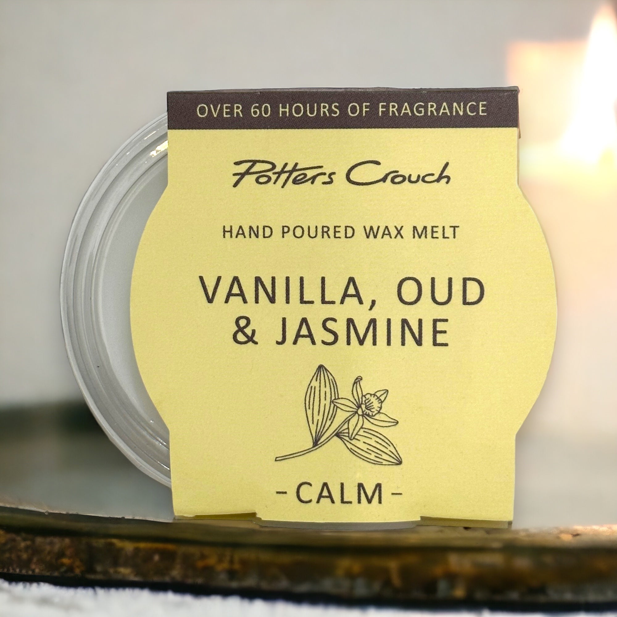 CALM Wellness Melt Pott with Vanilla, Oud & Jasmine