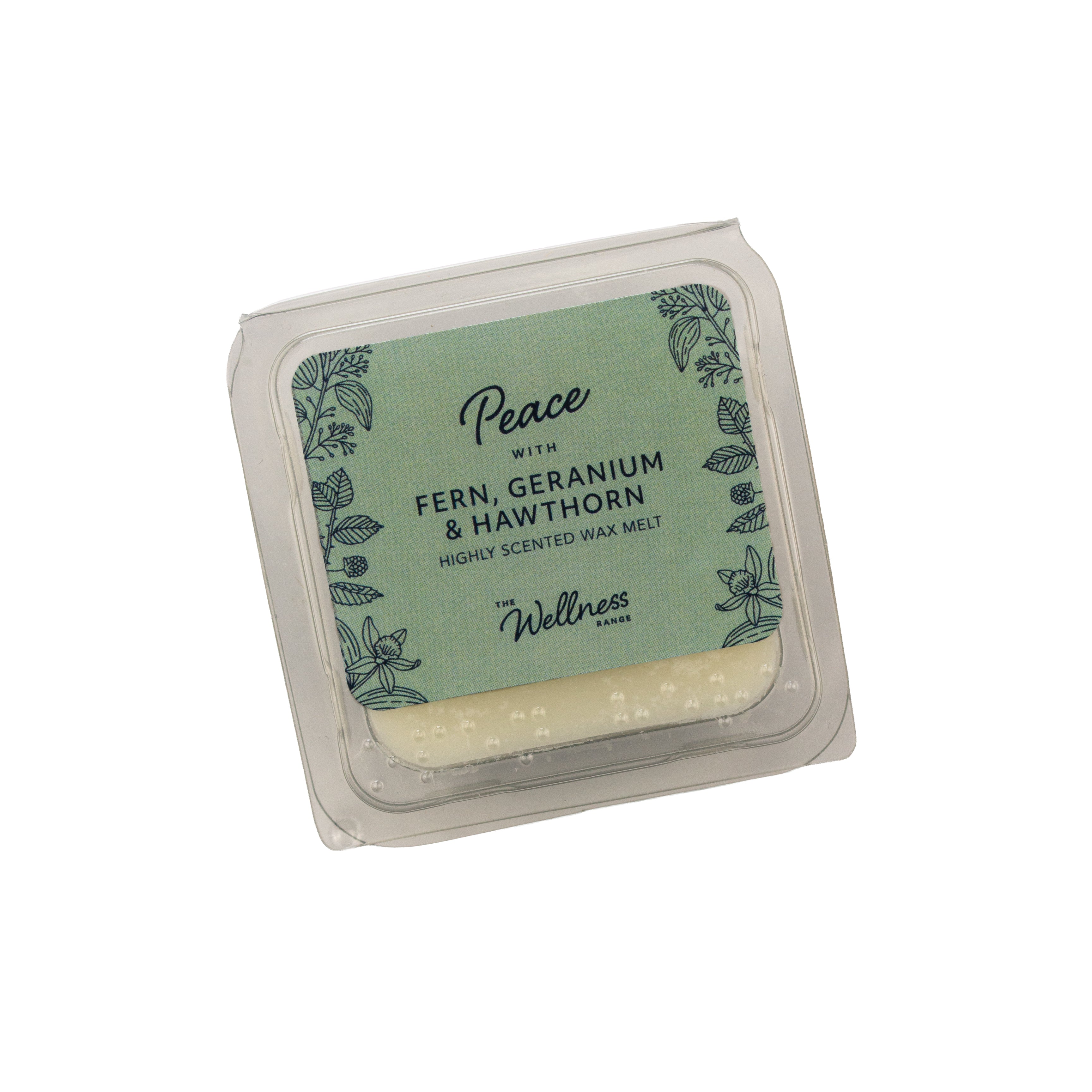 Peace - Fern, Geranium & Hawthorn Wellness Wax Melt