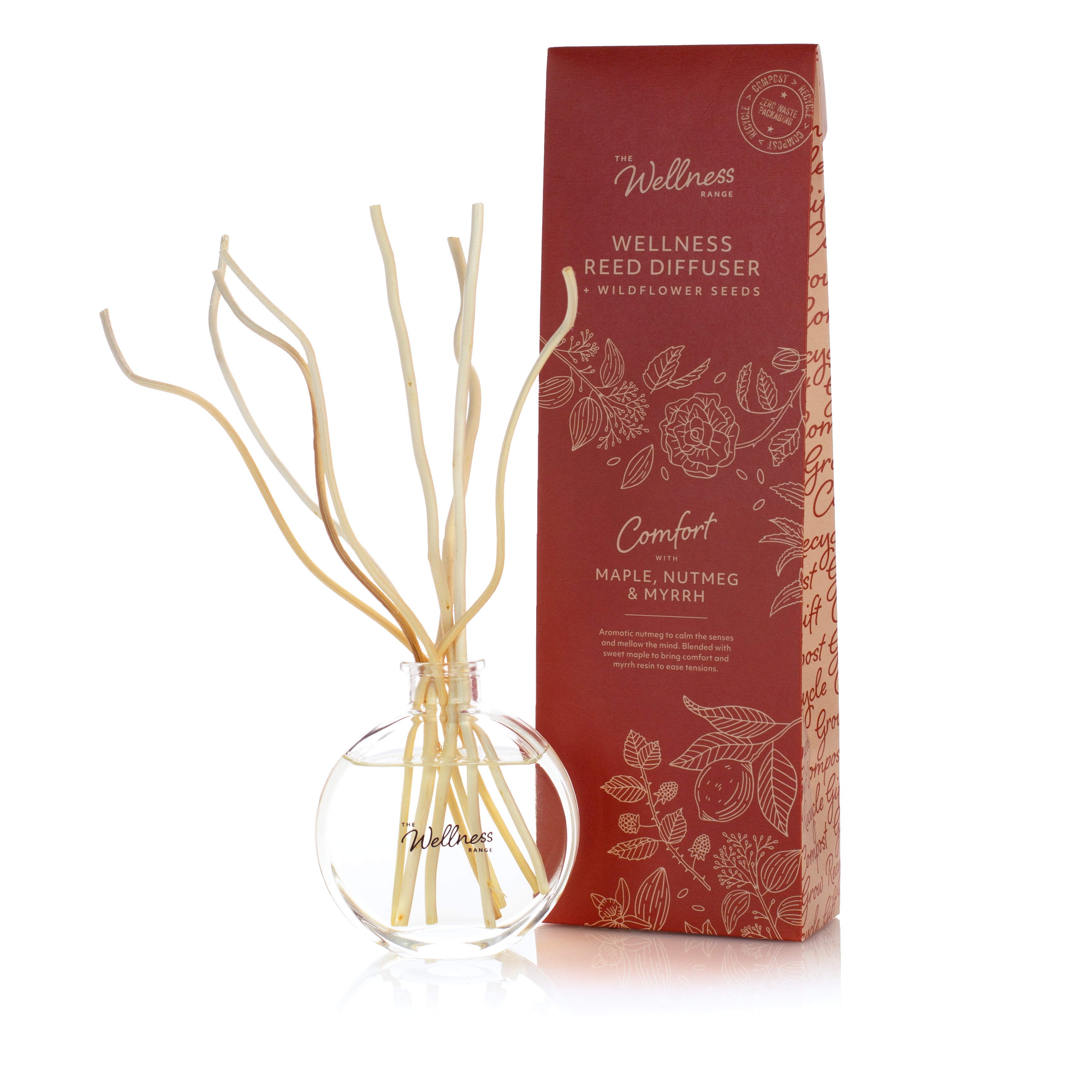 COMFORT Maple, Nutmeg & Myrrh Wellness Reed Diffuser