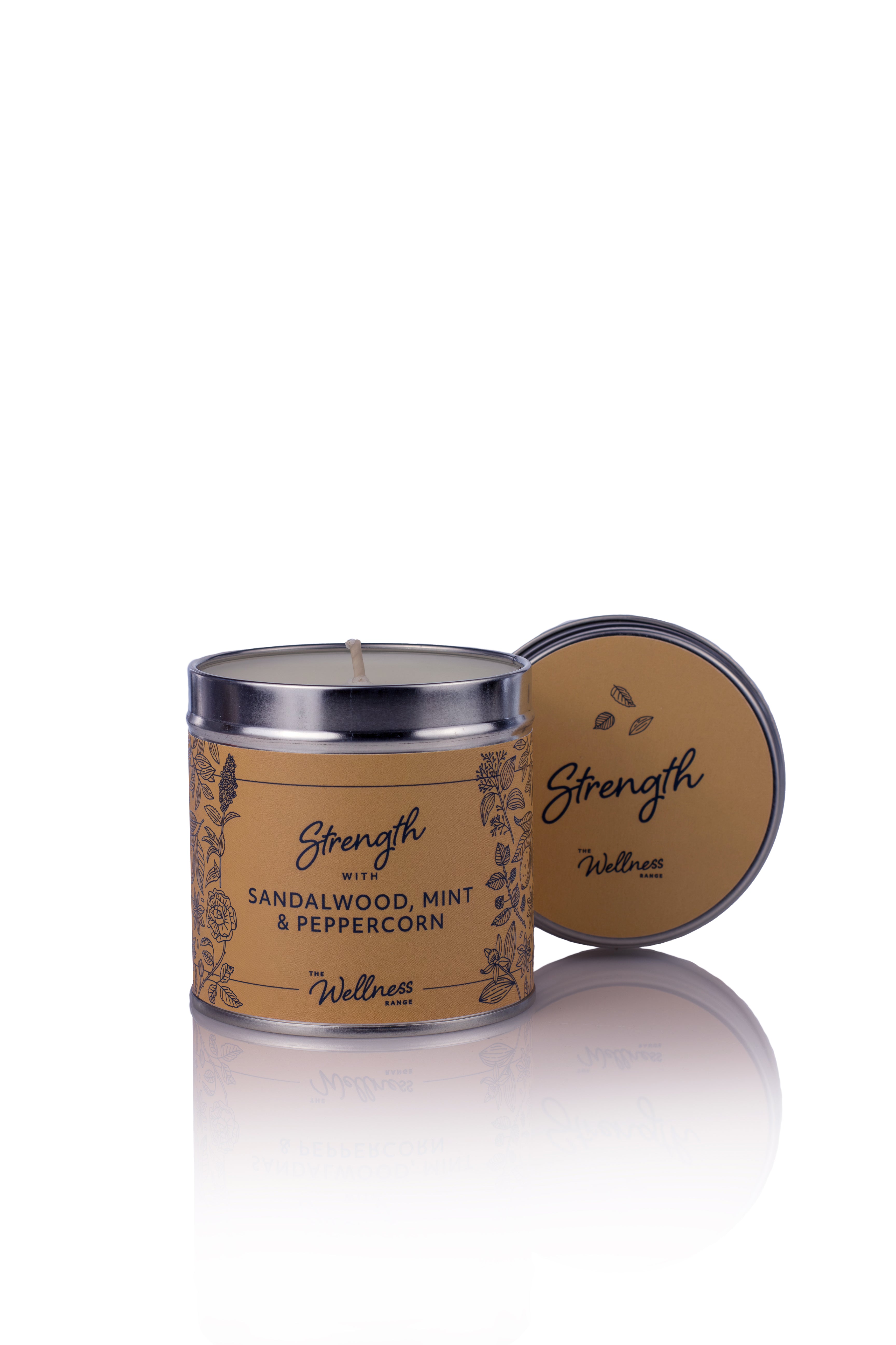 STRENGTH Sandalwood, Mint & Peppercorn Wellness Candle